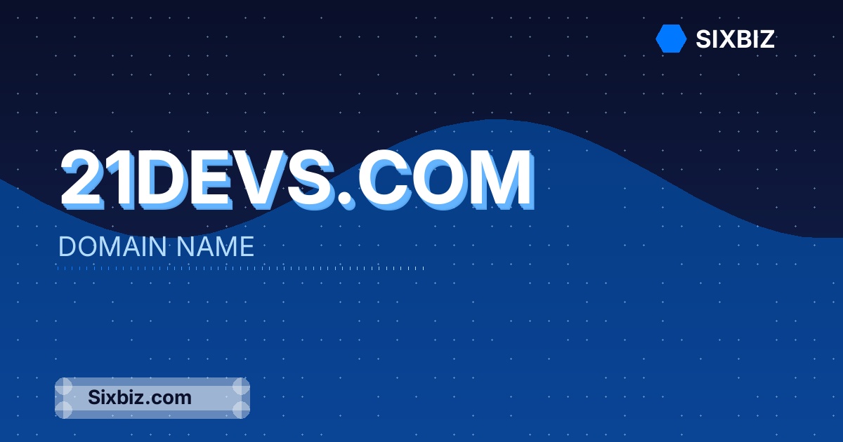 21devs.com - Premium Domain Name For Sale