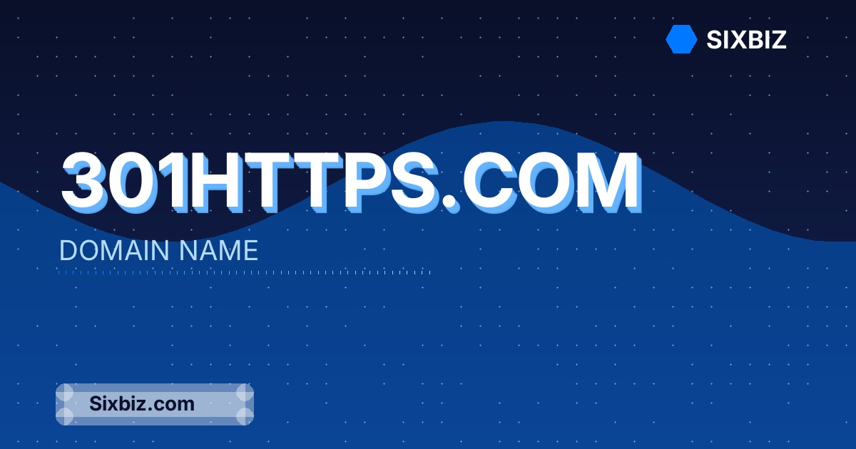 301https.com - Premium Domain Name For Sale