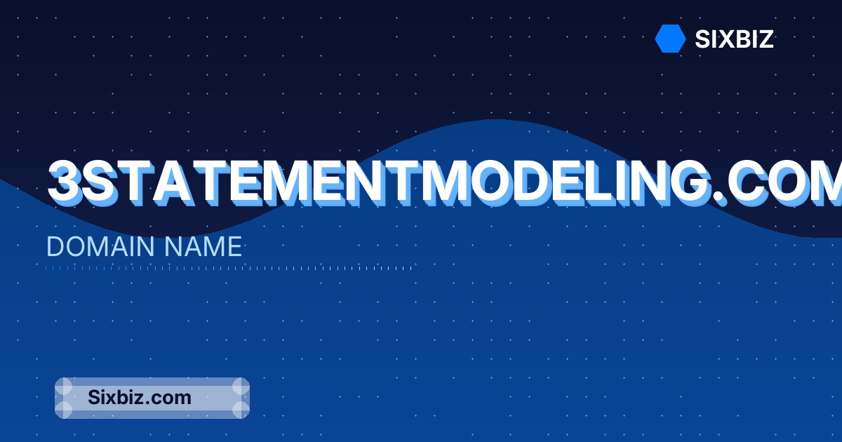 3statementmodeling.com - Premium Domain Name For Sale