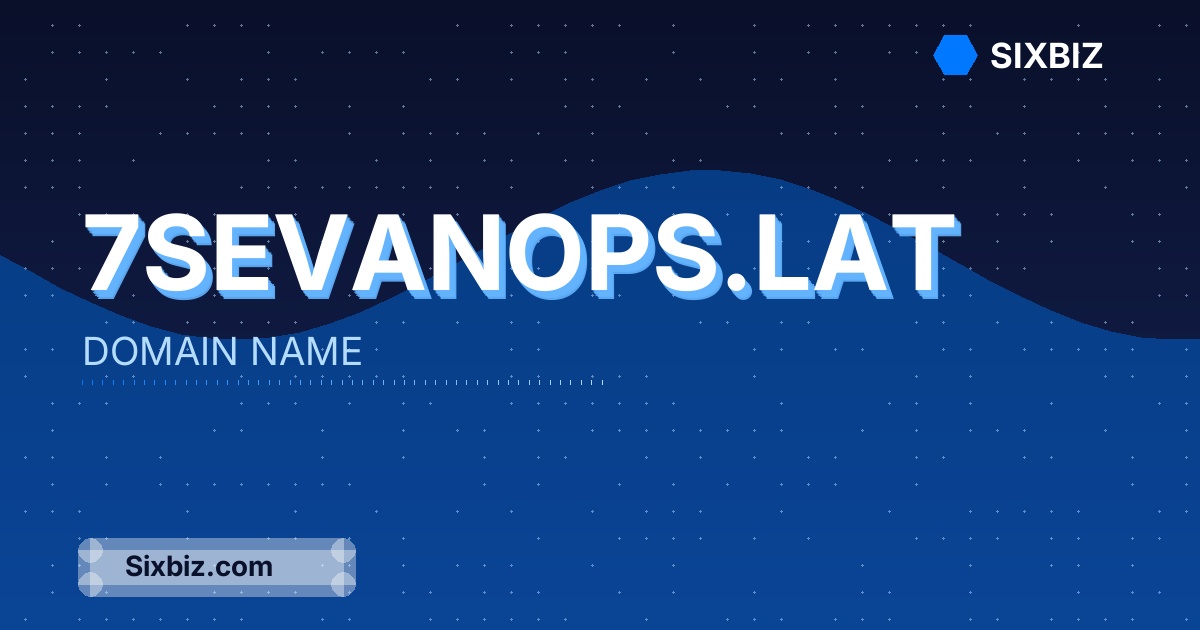 7sevanops.lat - Premium Domain Name For Sale