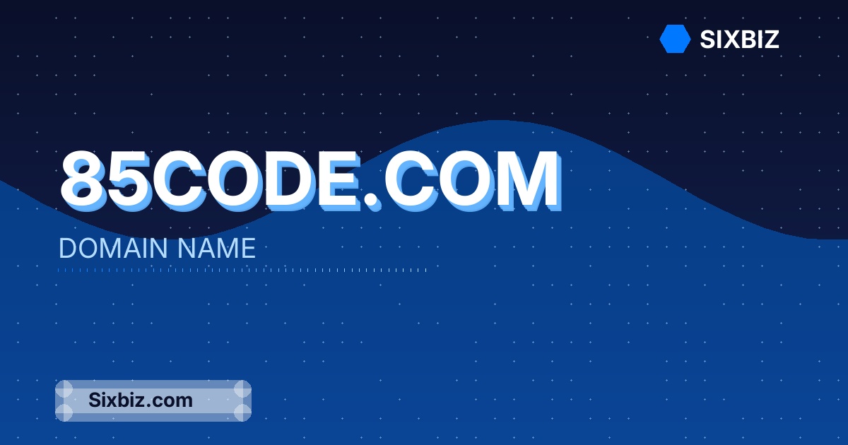 85code.com - Premium Domain Name For Sale