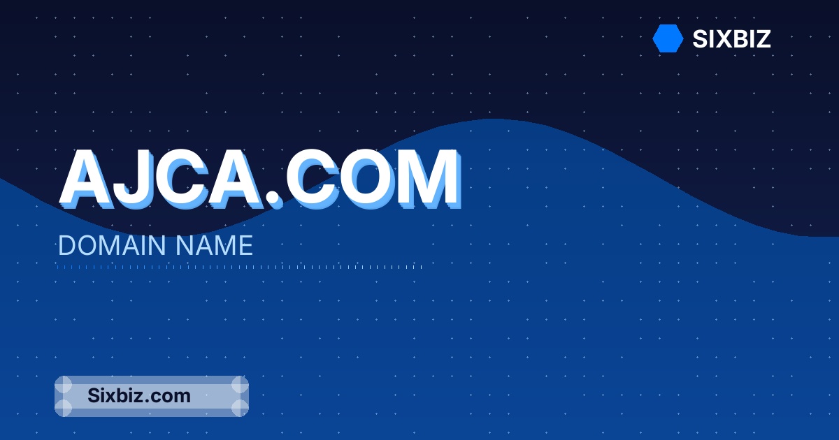 Ajca.com - Premium Domain Name For Sale