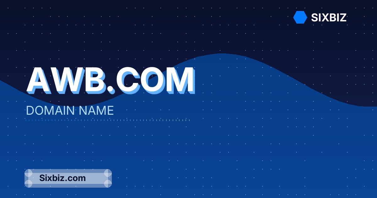 Awb.com - Premium Domain Name For Sale
