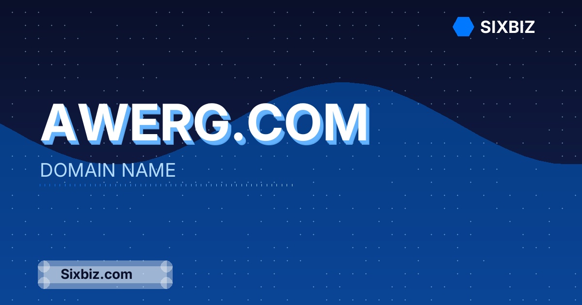 Awerg.com - Premium Domain Name For Sale