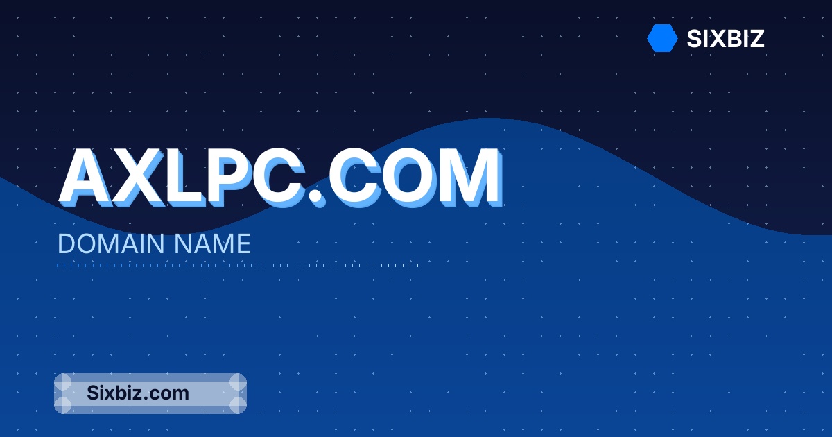 Axlpc.com - Premium Domain Name For Sale