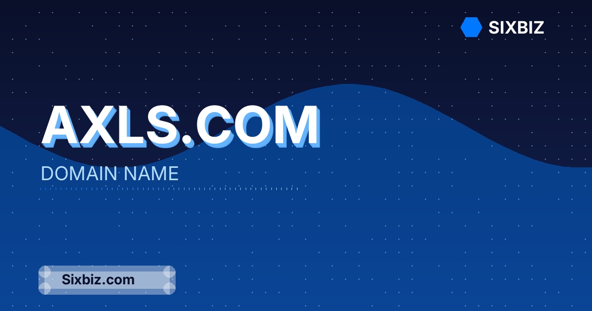 Axls.com - Premium Domain Name For Sale