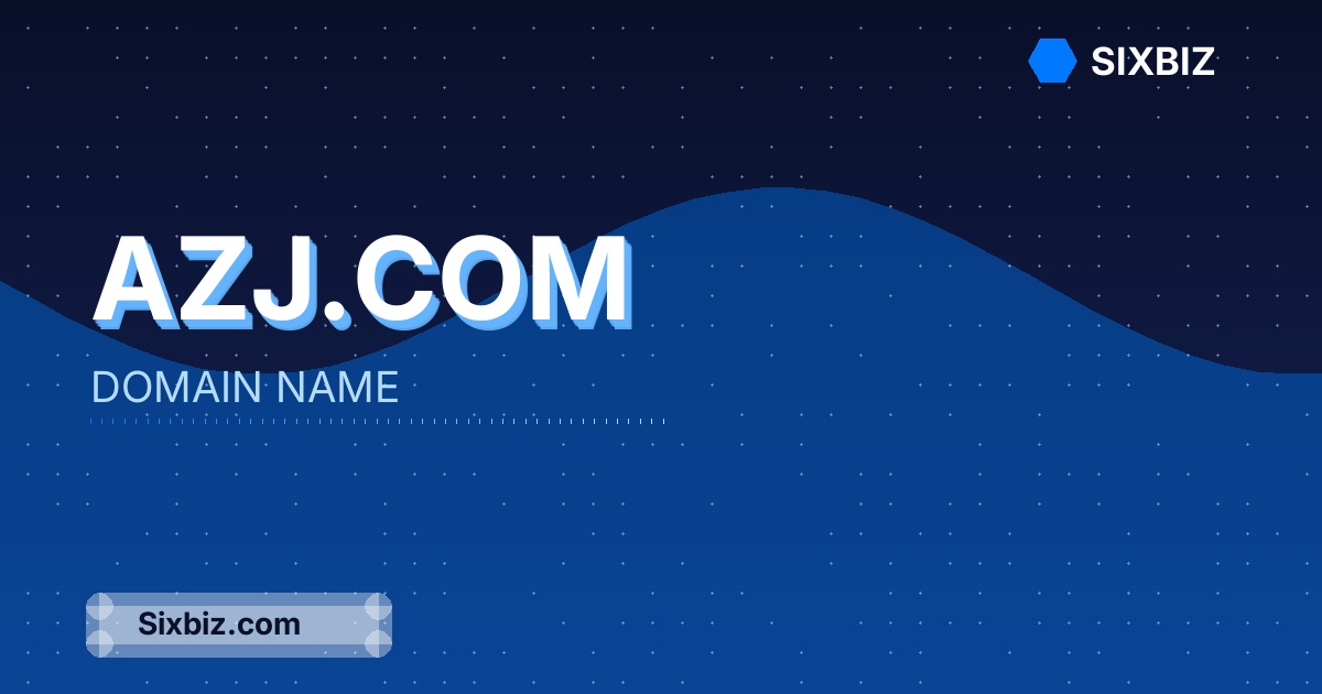 Azj.com - Premium Domain Name For Sale