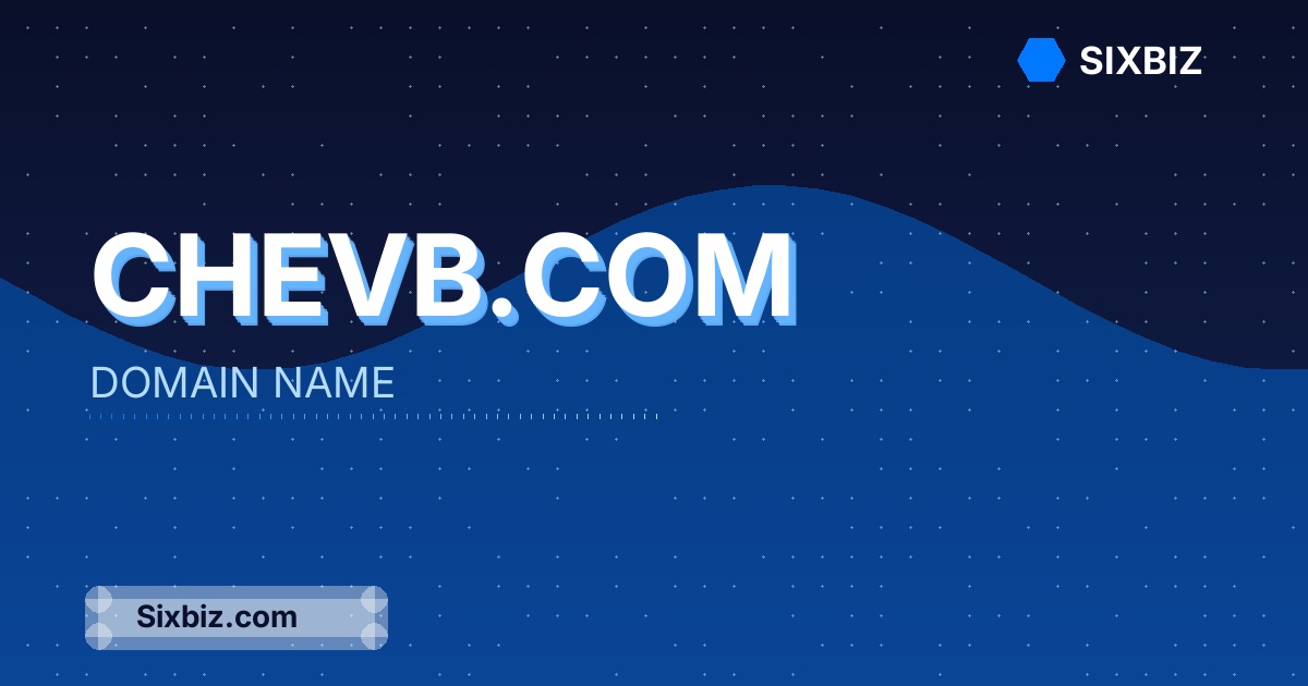 Chevb.com - Premium Domain Name For Sale