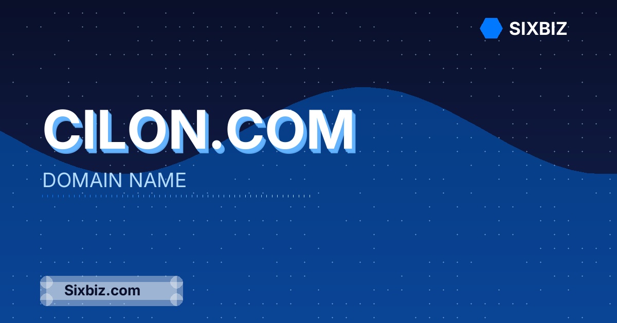 Cilon.com - Premium Domain Name For Sale