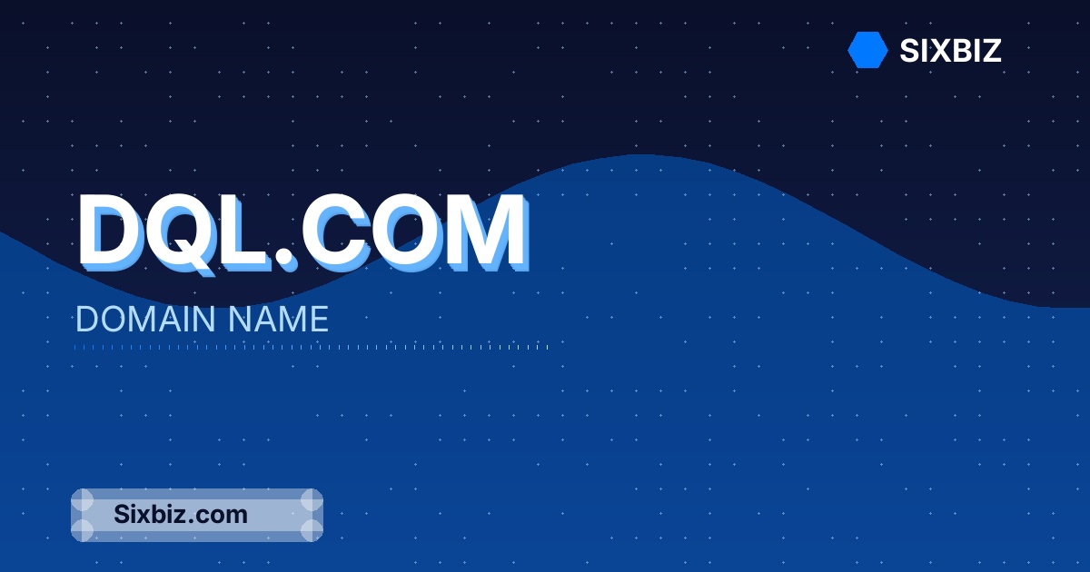 Dql.com - Premium Domain Name For Sale