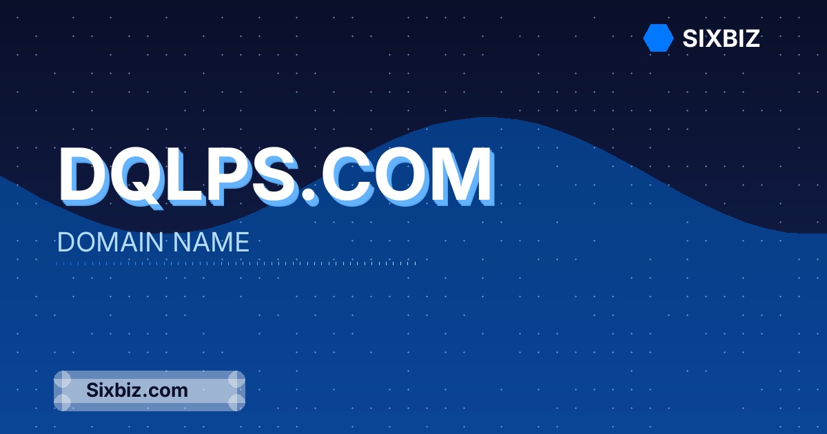 Dqlps.com - Premium Domain Name For Sale