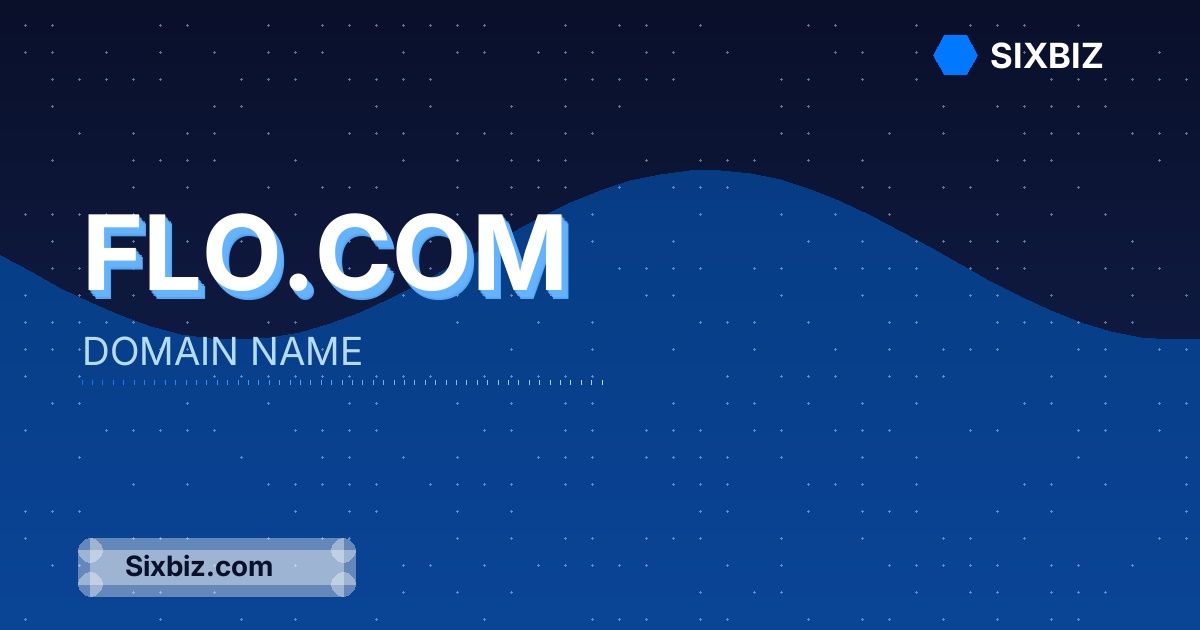Flo.com - Premium Domain Name For Sale
