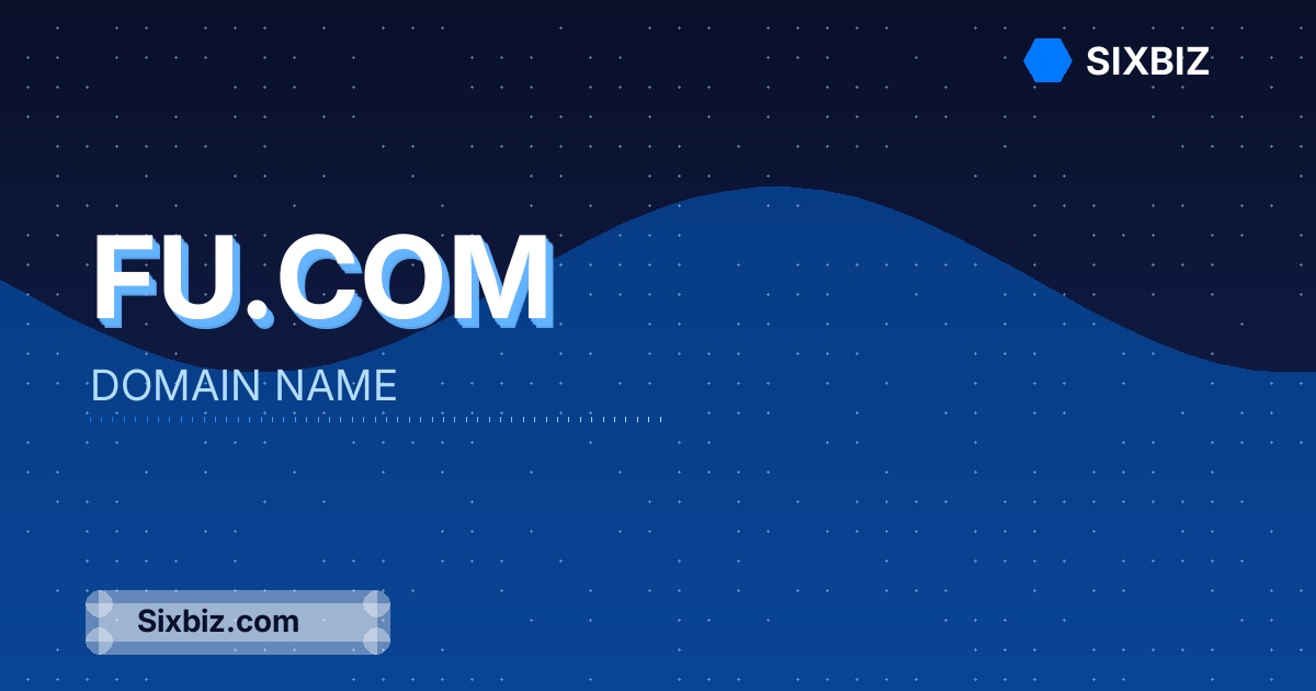 Fu.com - Premium Domain Name For Sale