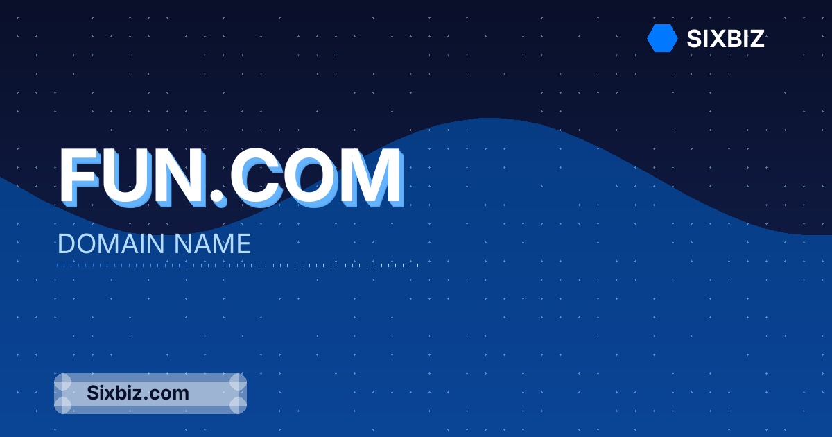 Fun.com - Premium Domain Name For Sale