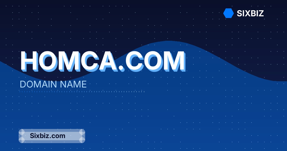Homca.com - Premium Domain Name For Sale