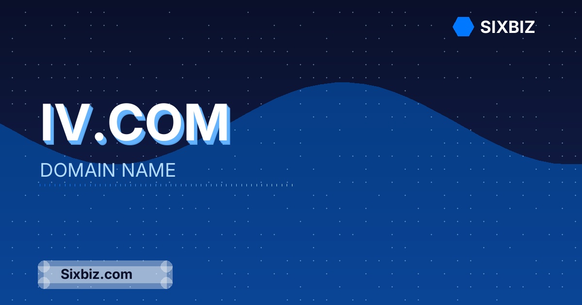 Iv.com - Premium Domain Name For Sale