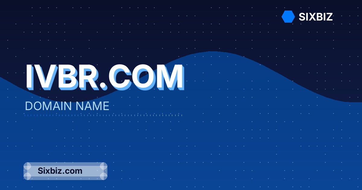Ivbr.com - Premium Domain Name For Sale