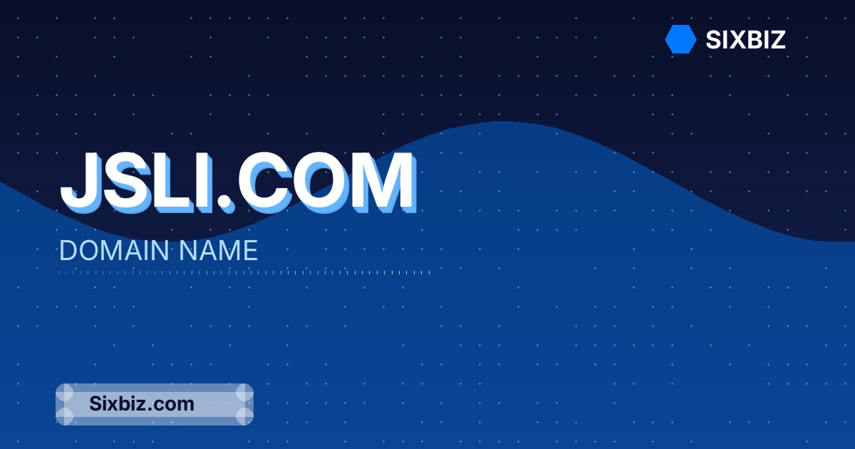 Jsli.com - Premium Domain Name For Sale