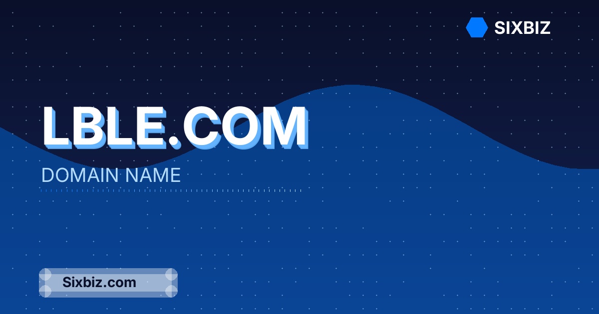 Lble.com - Premium Domain Name For Sale