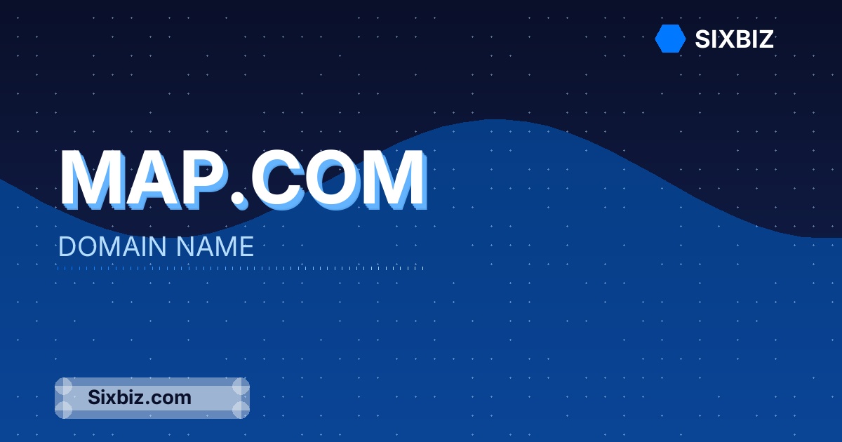 Map.com - Premium Domain Name For Sale