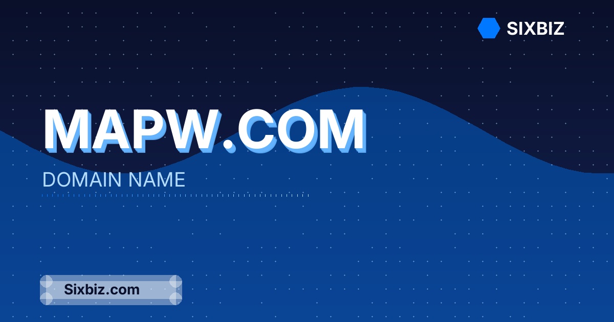 Mapw.com - Premium Domain Name For Sale