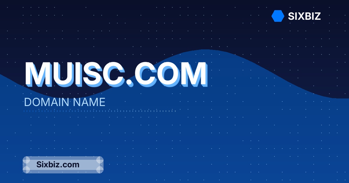 Muisc.com - Premium Domain Name For Sale