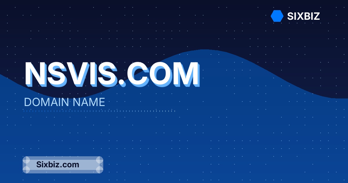 Nsvis.com - Premium Domain Name For Sale