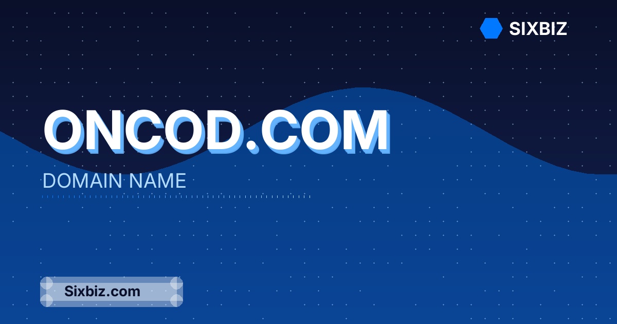 Oncod.com - Premium Domain Name For Sale