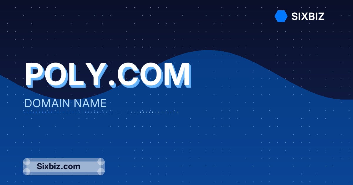 Poly.com - Premium Domain Name For Sale