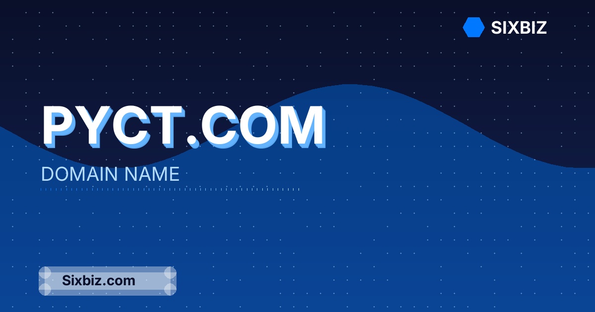 Pyct.com - Premium Domain Name For Sale