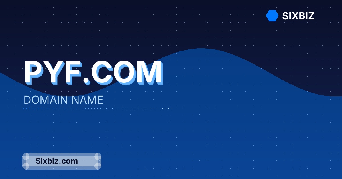 Pyf.com - Premium Domain Name For Sale