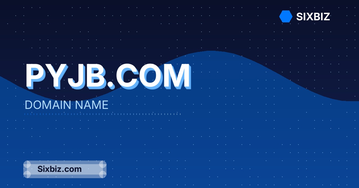 Pyjb.com - Premium Domain Name For Sale