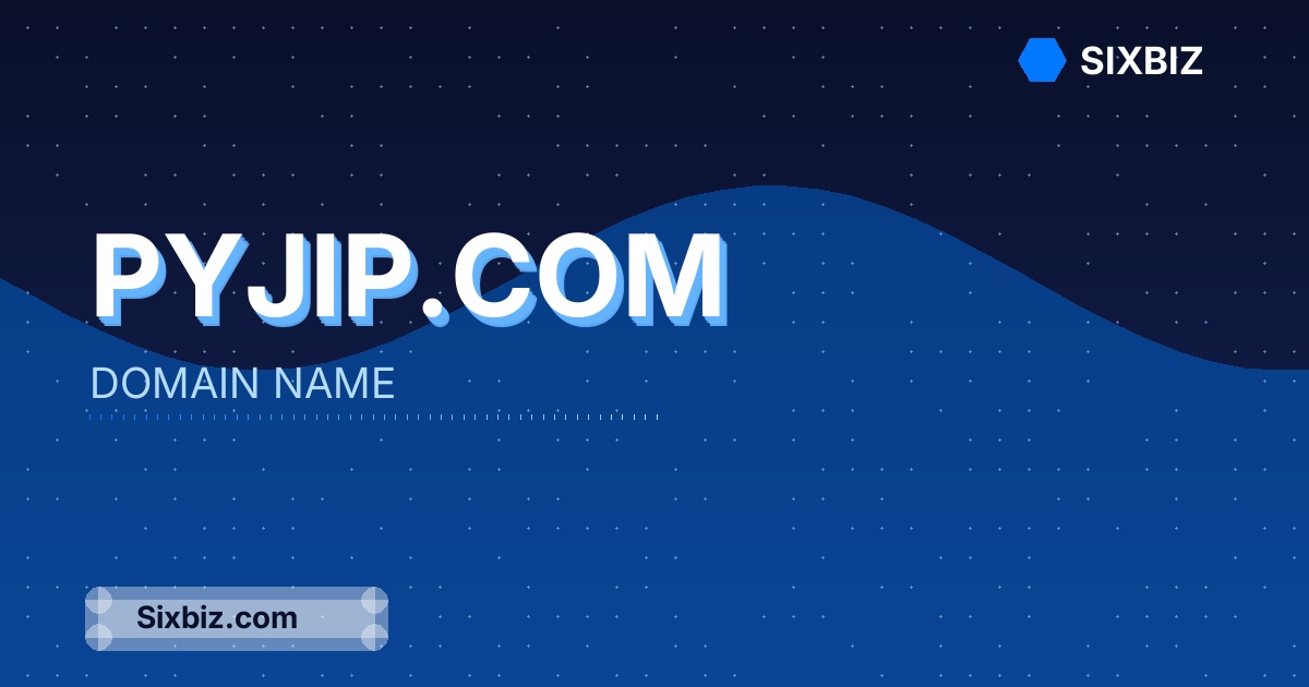 Pyjip.com - Premium Domain Name For Sale