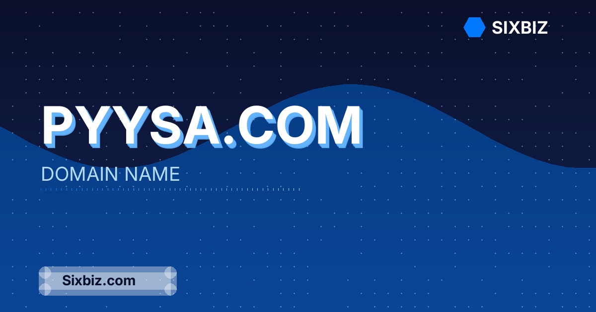 Pyysa.com - Premium Domain Name For Sale
