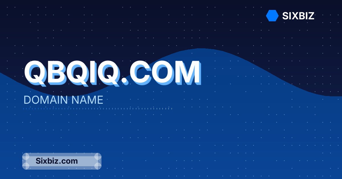 Qbqiq.com - Premium Domain Name For Sale