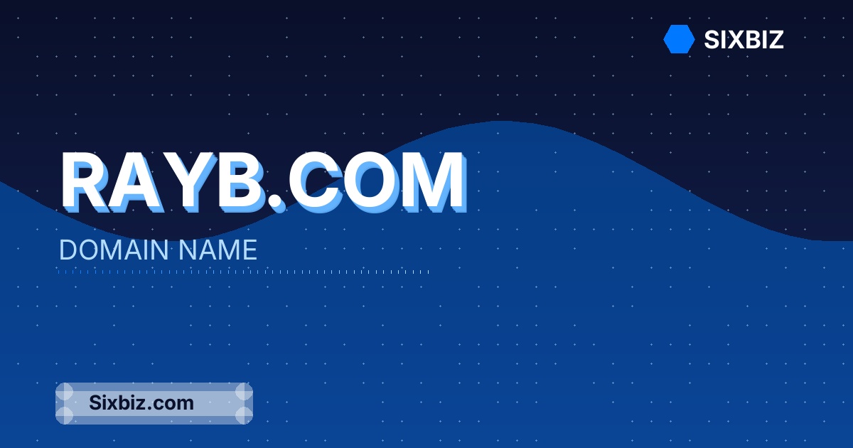 Rayb.com - Premium Domain Name For Sale