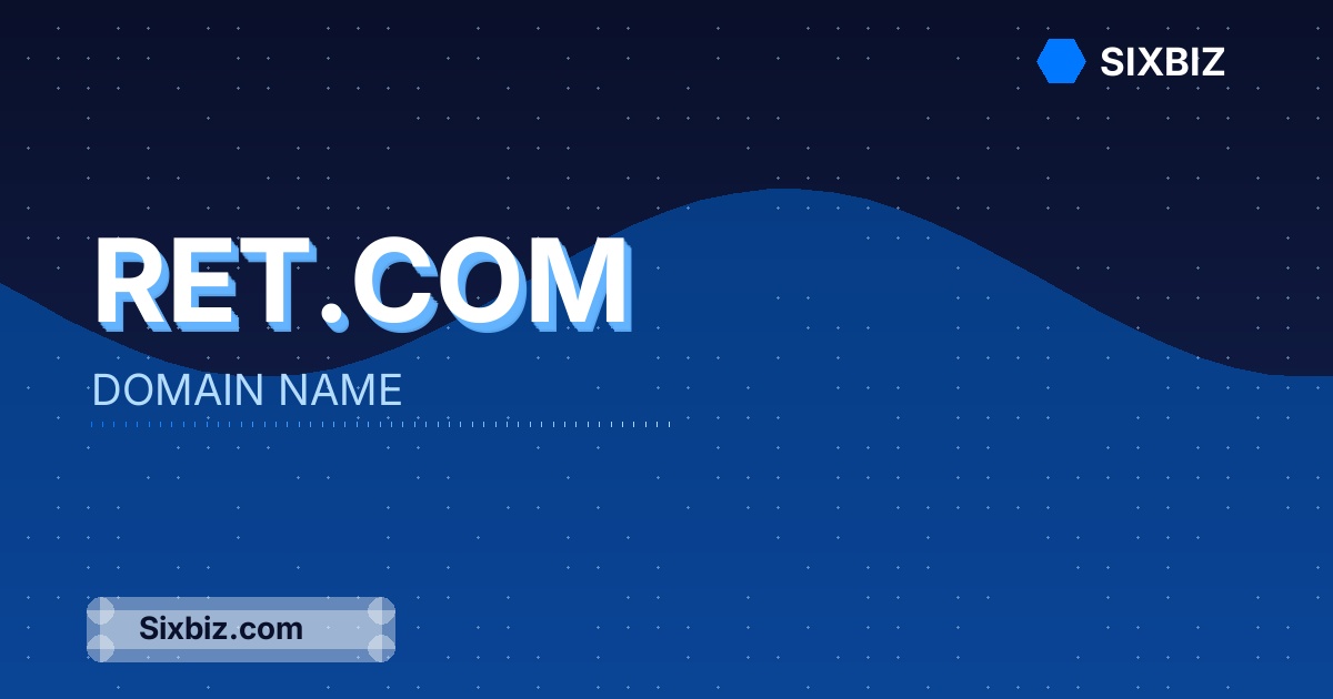 Ret.com - Premium Domain Name For Sale