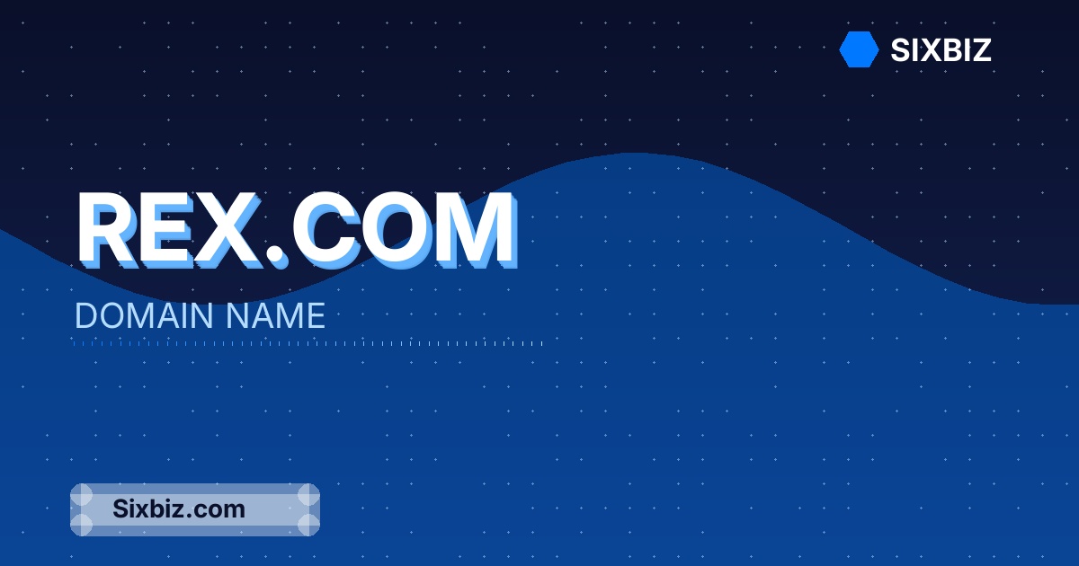 Rex.com - Premium Domain Name For Sale