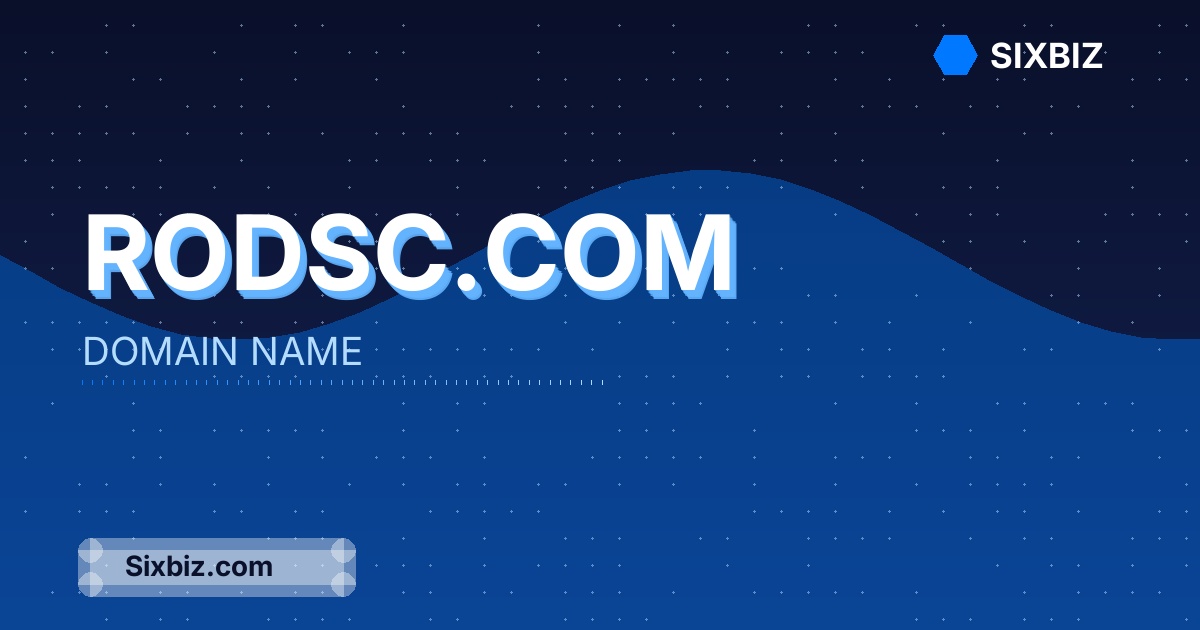 Rodsc.com - Premium Domain Name For Sale