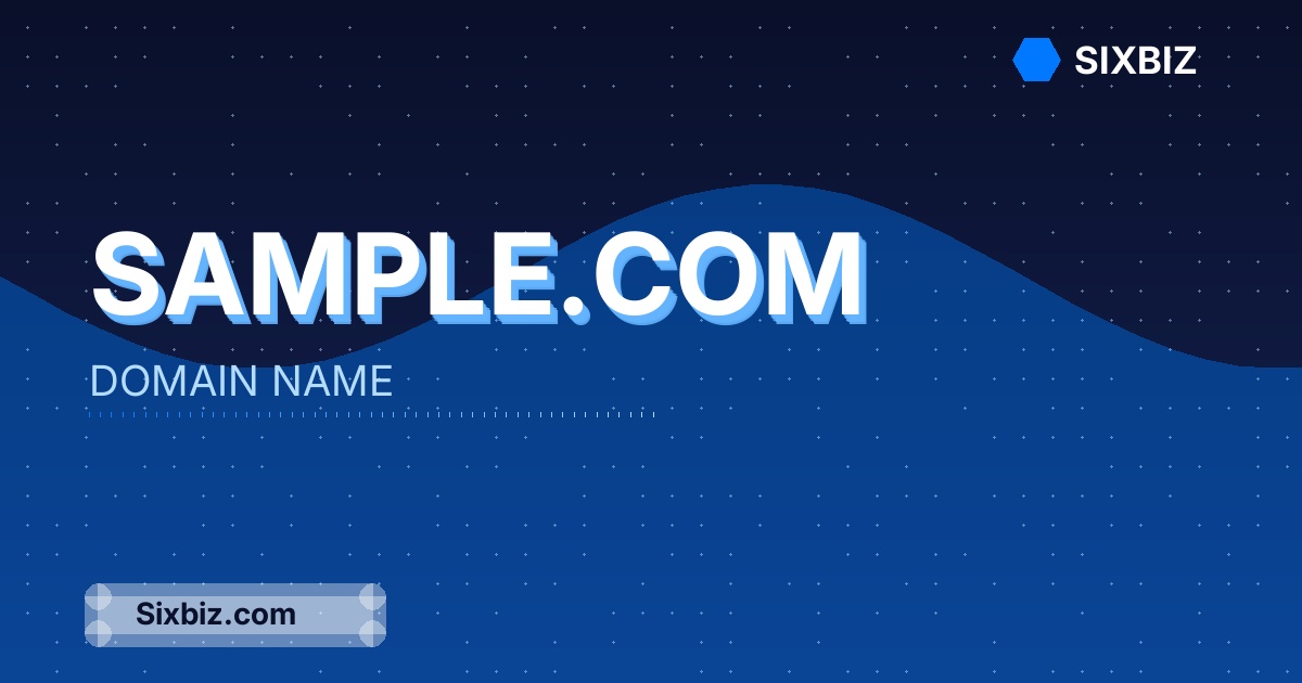 Sample.com - Premium Domain Name For Sale