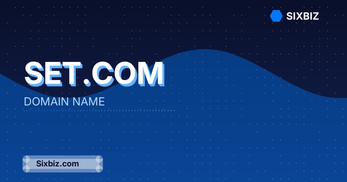Set.com - Premium Domain Name For Sale