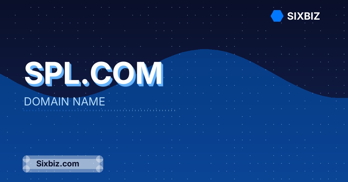 Spl.com - Premium Domain Name For Sale