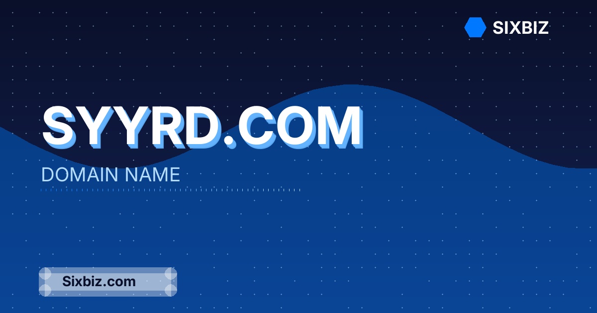 Syyrd.com - Premium Domain Name For Sale