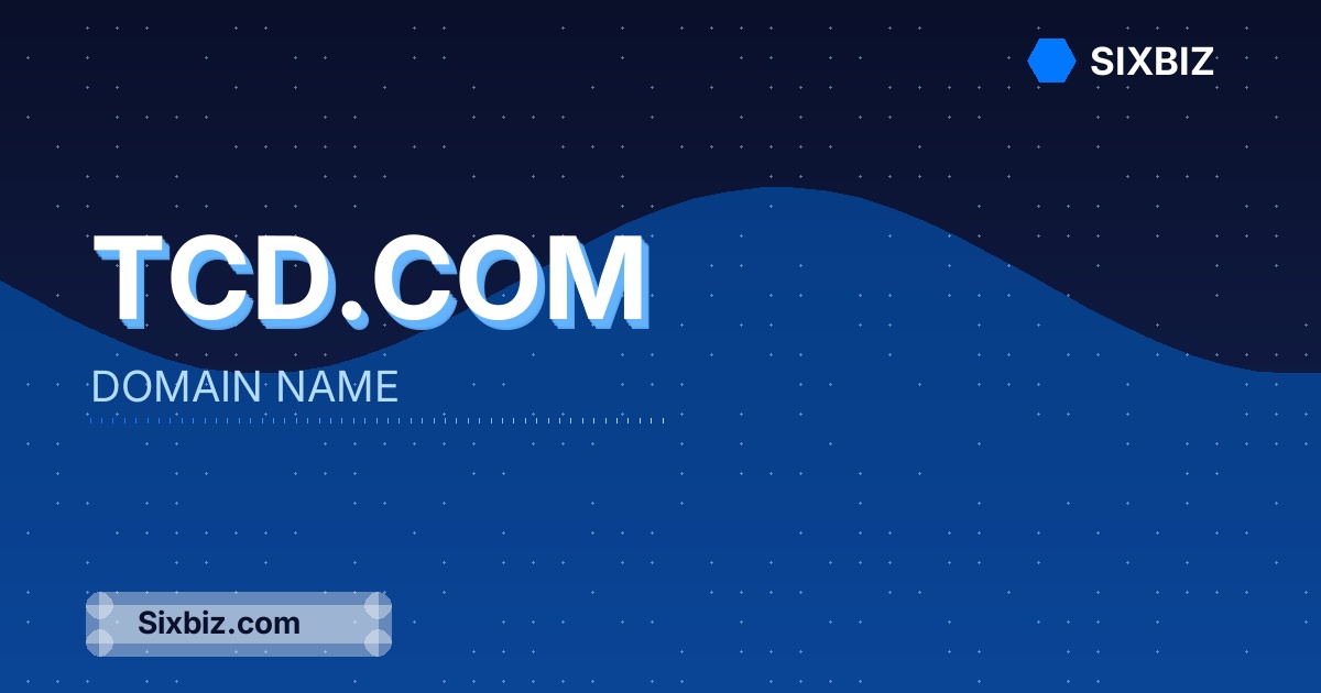 Tcd.com - Premium Domain Name For Sale