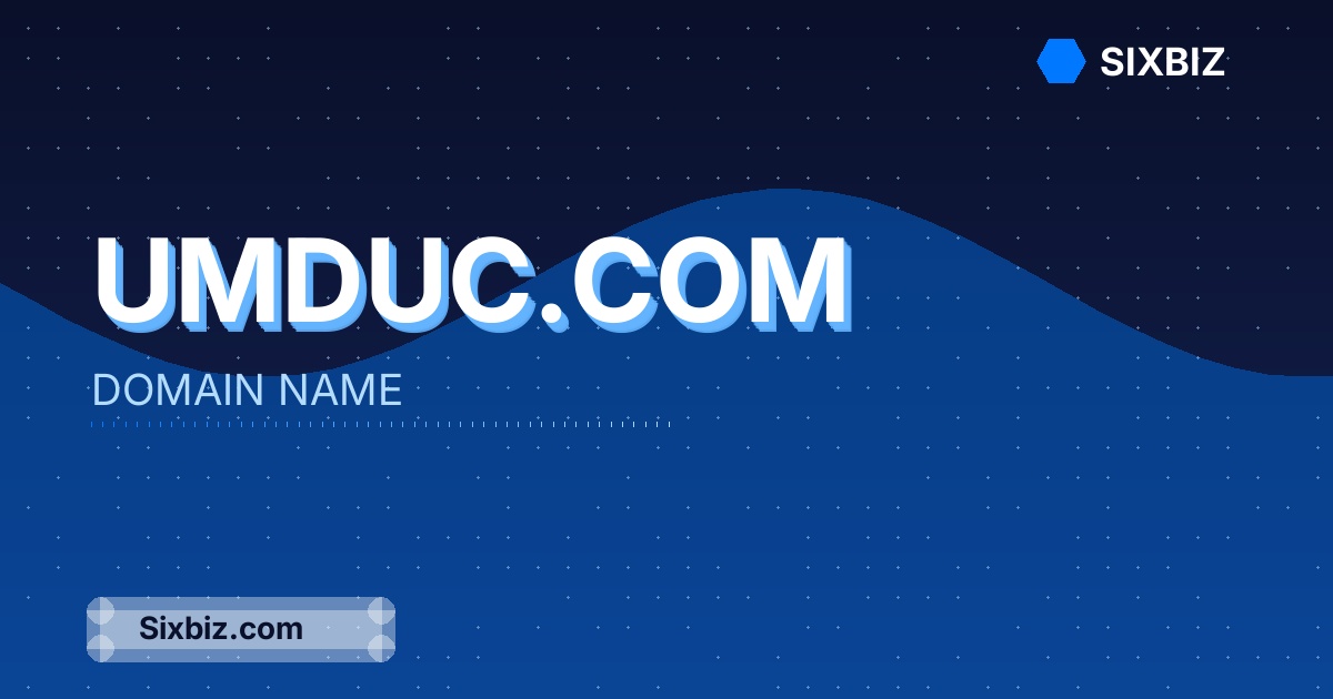 Umduc.com - Premium Domain Name For Sale