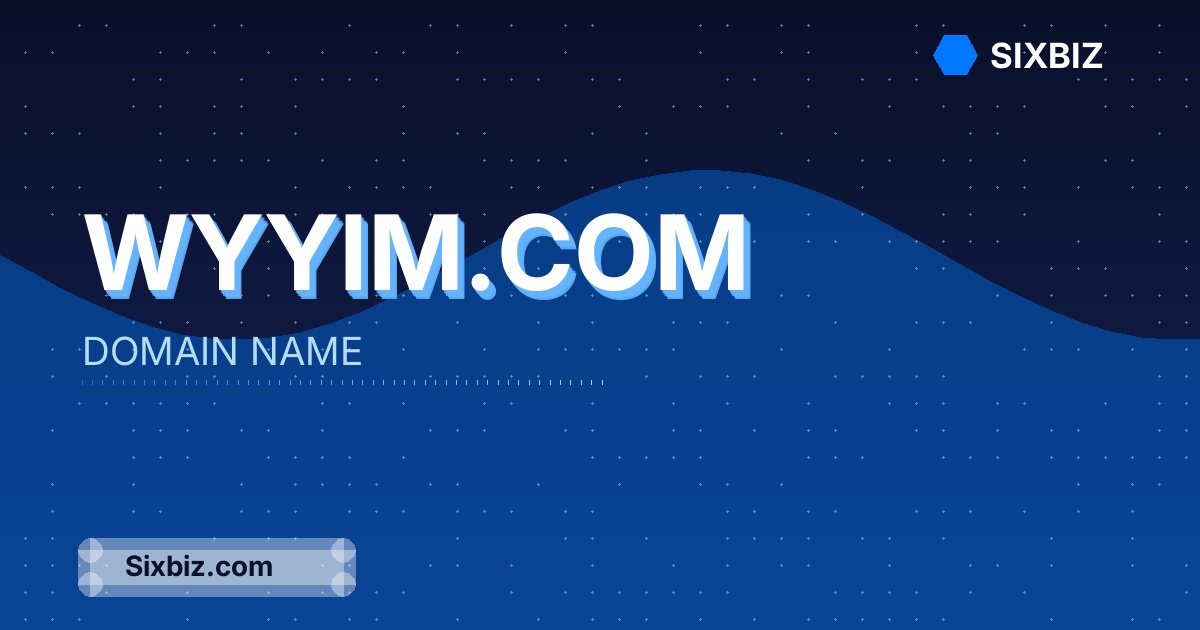 Wyyim.com - Premium Domain Name For Sale