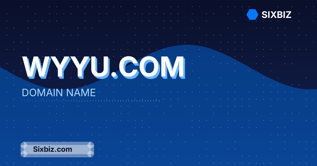 Wyyu.com - Premium Domain Name For Sale