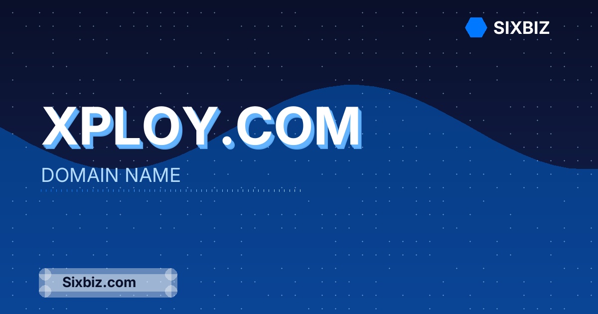 Xploy.com - Premium Domain Name For Sale