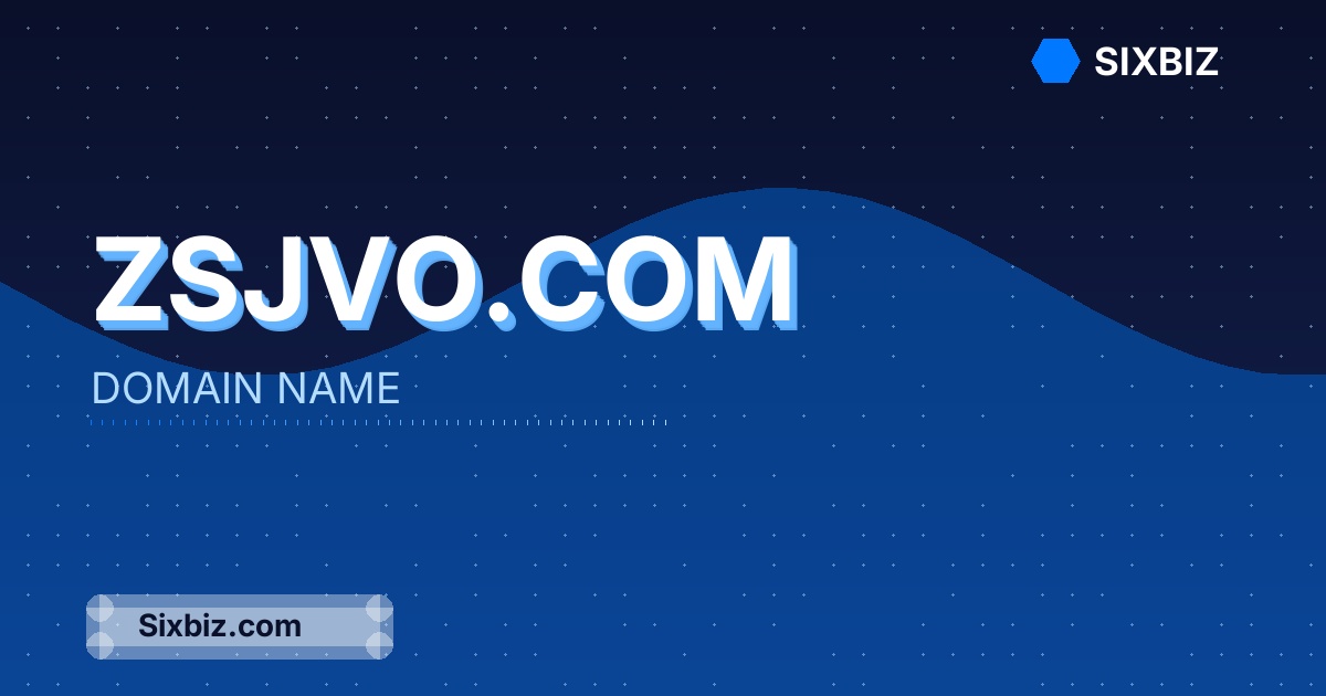 Zsjvo.com - Premium Domain Name For Sale