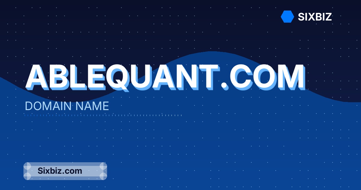 ablequant.com - Premium Domain Name For Sale
